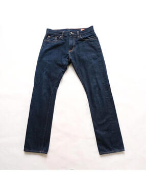 Jean Shop Jim Stretch Slim Selvedge Denim With Orange Threading Size 31